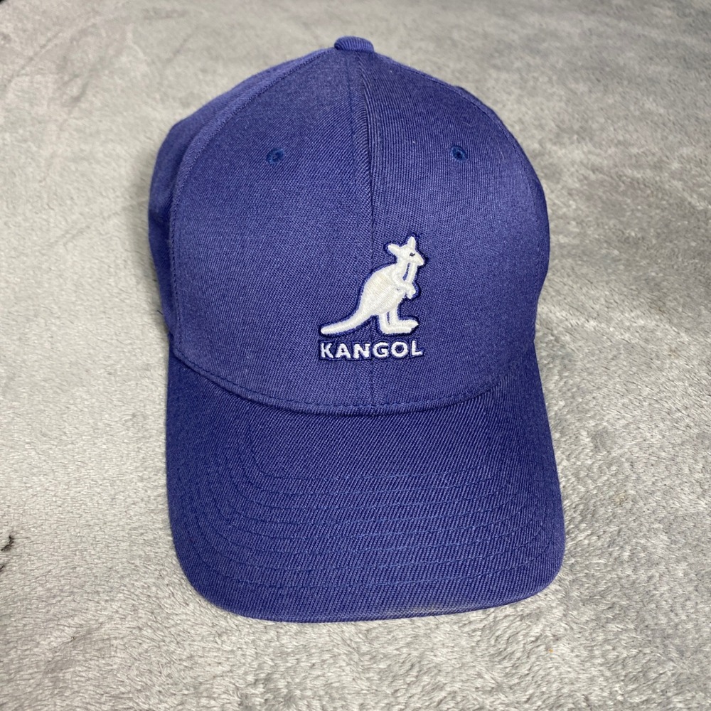 Kangol Baseball Cap Mens OSFA Navy Blue Wool Span BB Cap 8650HW Embroidered Logo